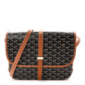 Goyard Goyardine Belvedere II MM Messenger Bag Black Gold