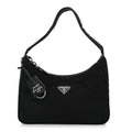 Prada Tessuto Nylon Saffiano Mini Re-Edition 2000 Bag Black