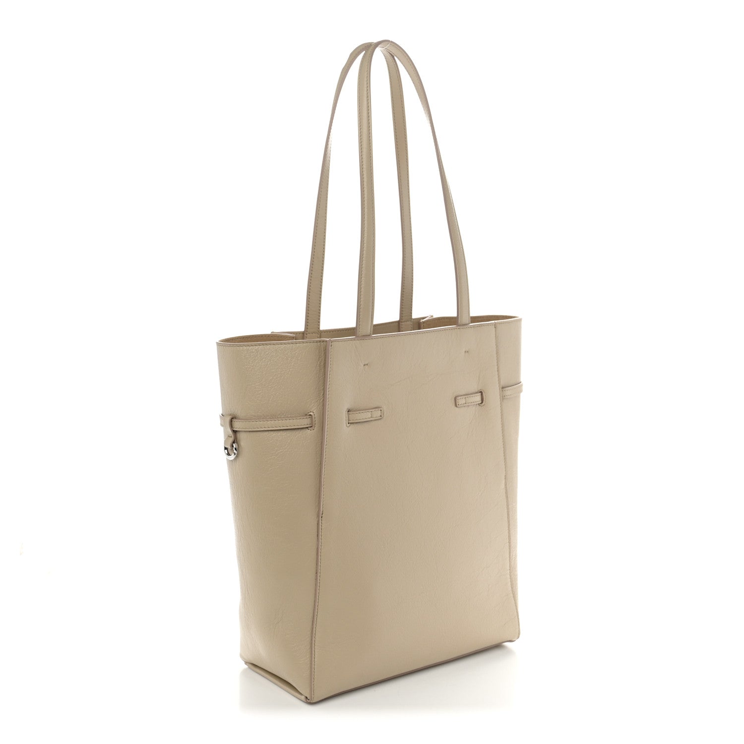 Givenchy Calfskin Voyou Medium North South Tote Natural Beige