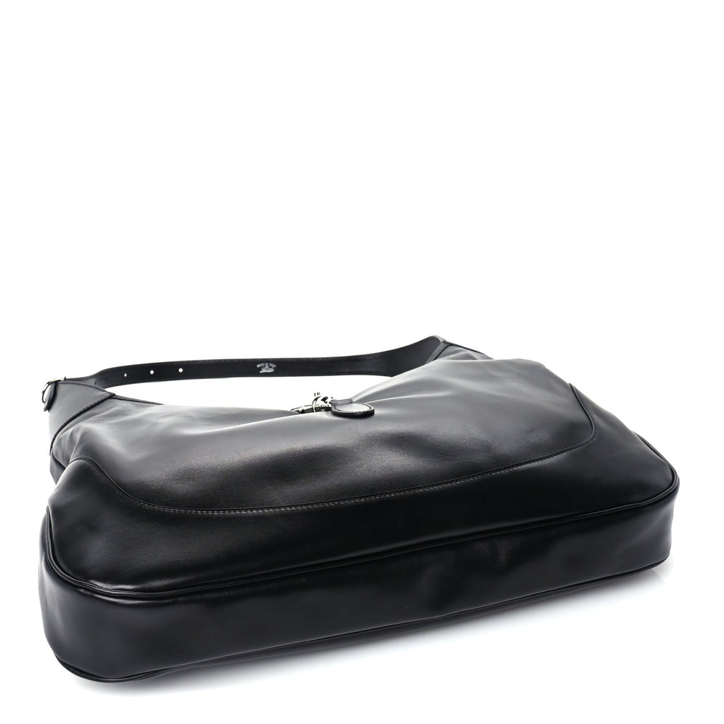 Gucci Calfskin Large Jackie 1961 Shoulder Bag Black