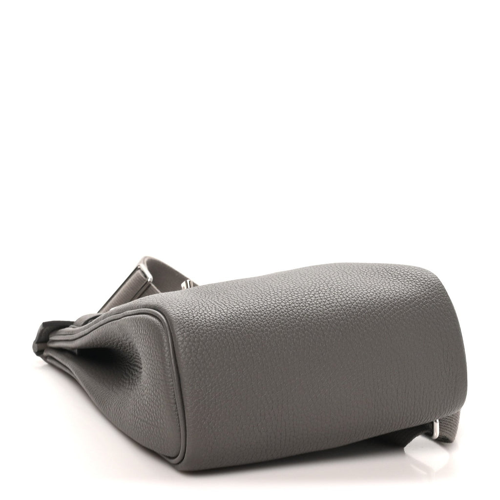Hermès Togo Hac A Dos PM Backpack Gris Meyer