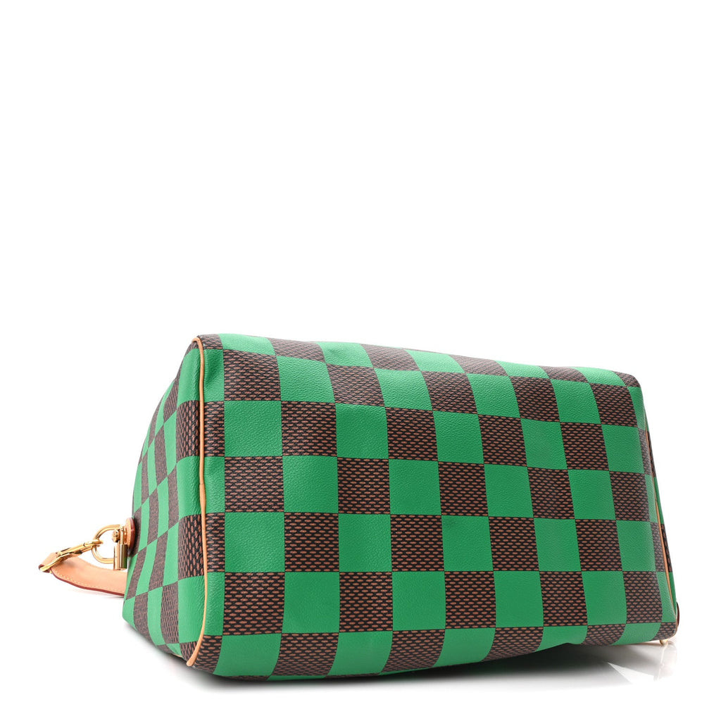Louis Vuitton Damier Pop Speedy Bandouliere 40 Green