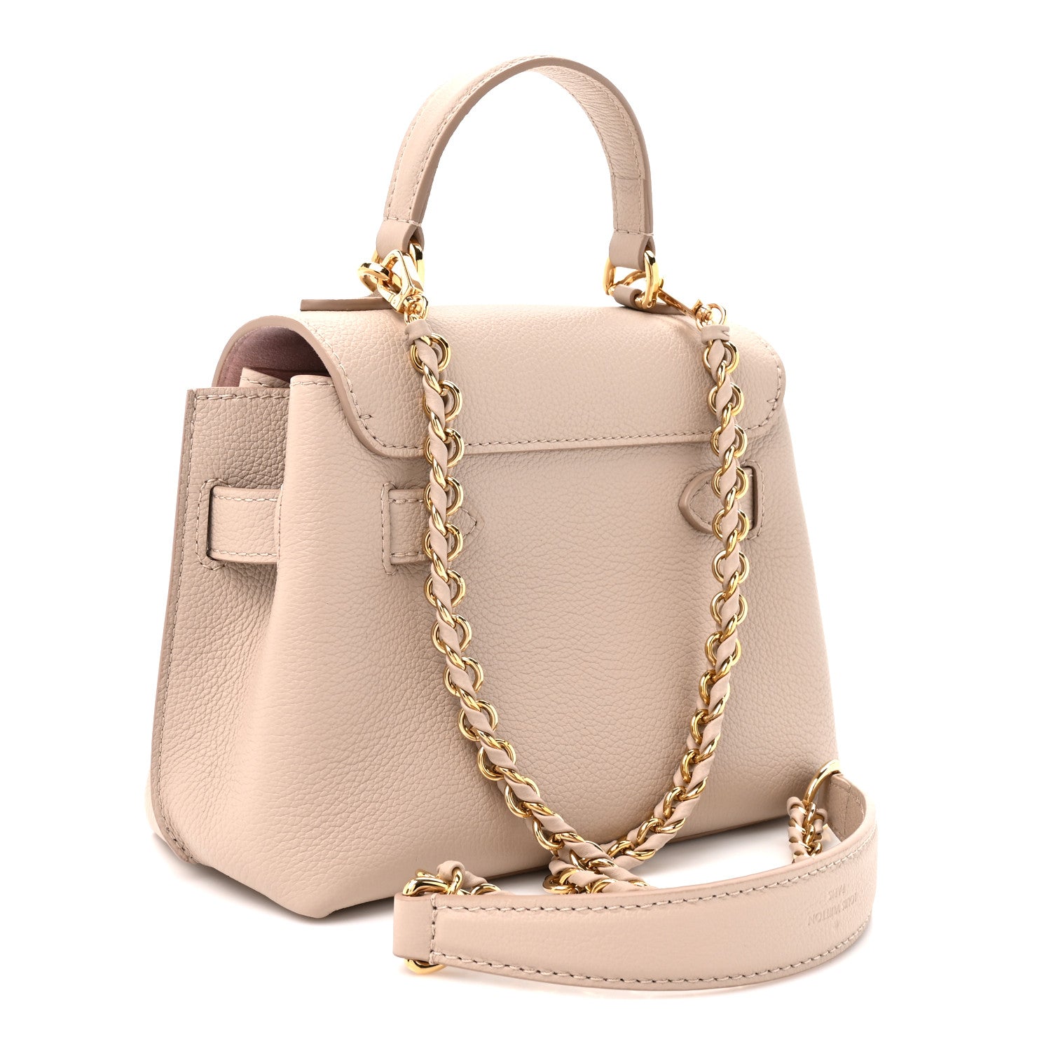 Louis Vuitton Soft Calfskin Mini Lockme Ever Greige