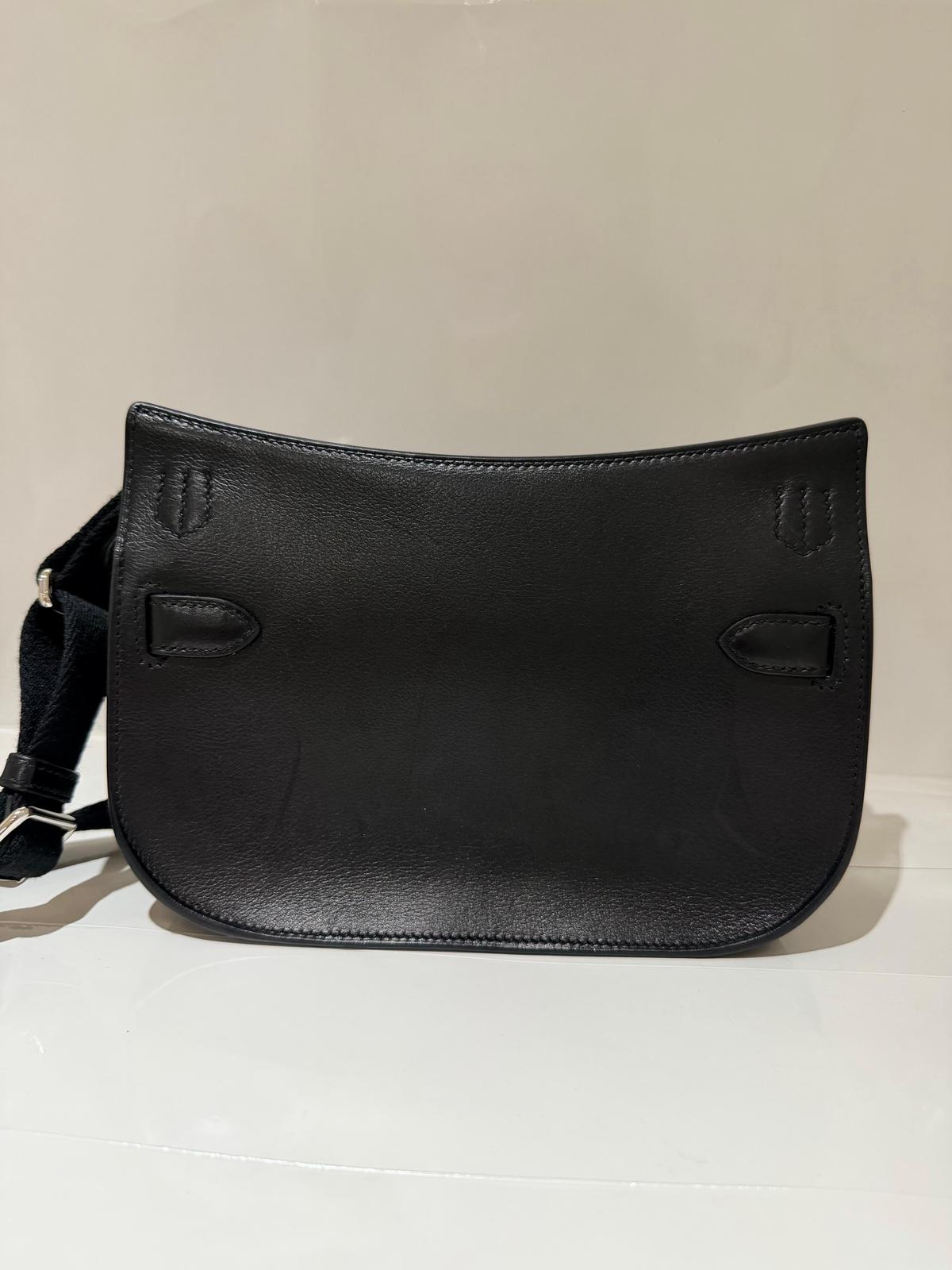 Hermès Jypsière 34 Noir Togo side view