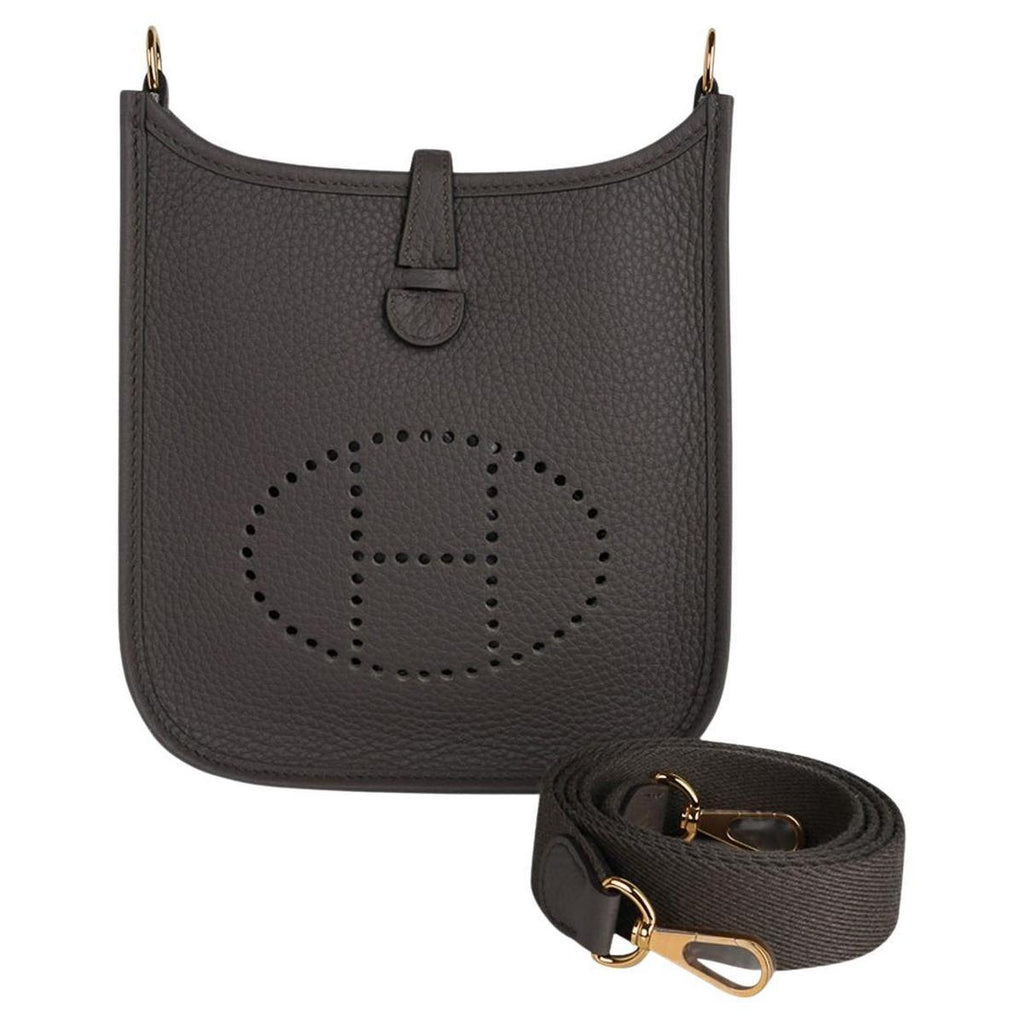 Hermès Evelyne GM Etain Epsom front view