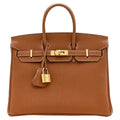 Hermès Birkin 35 Gold Togo front view